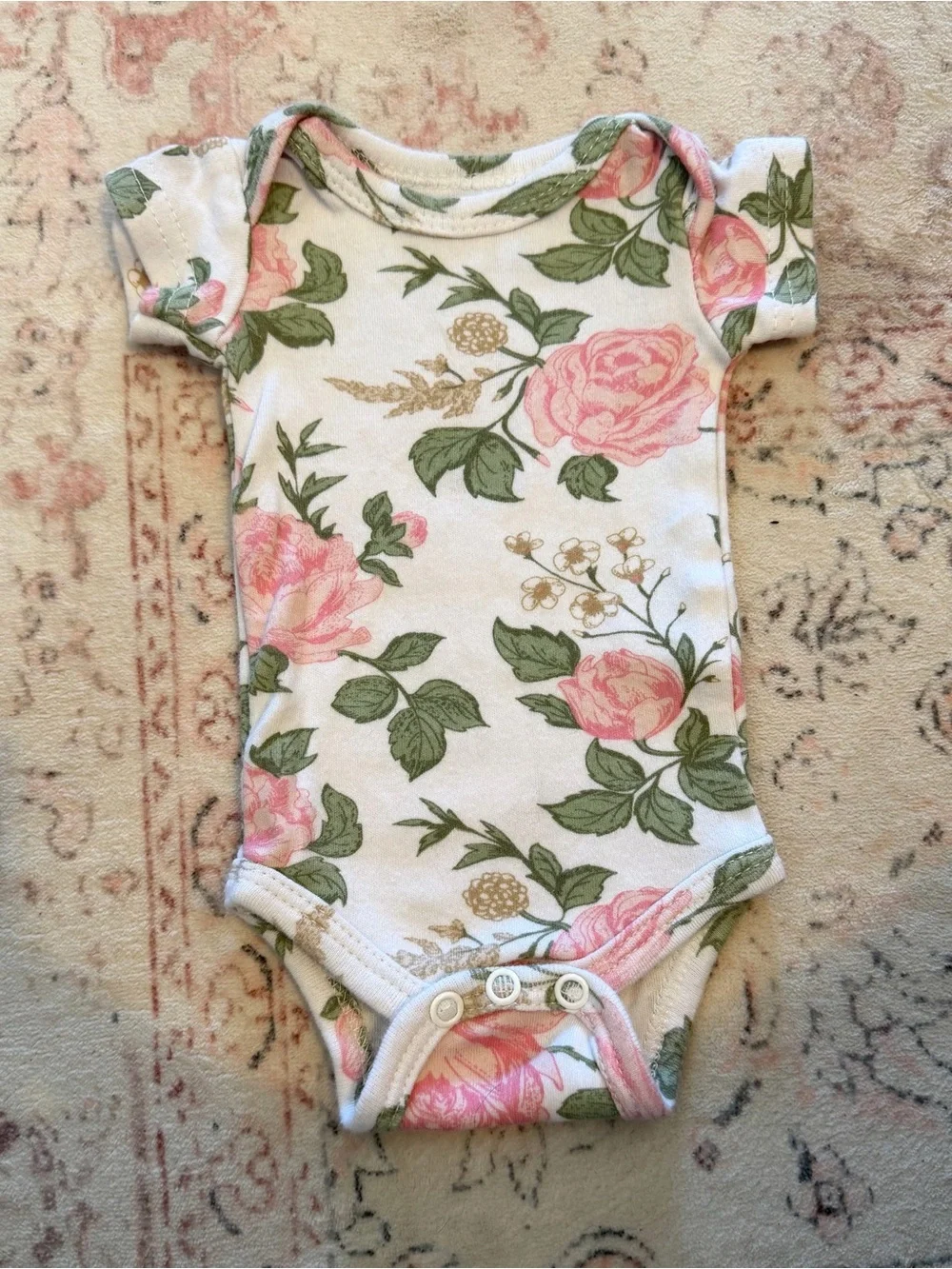 HB’s Preemie Floral One-Piece / Onesie